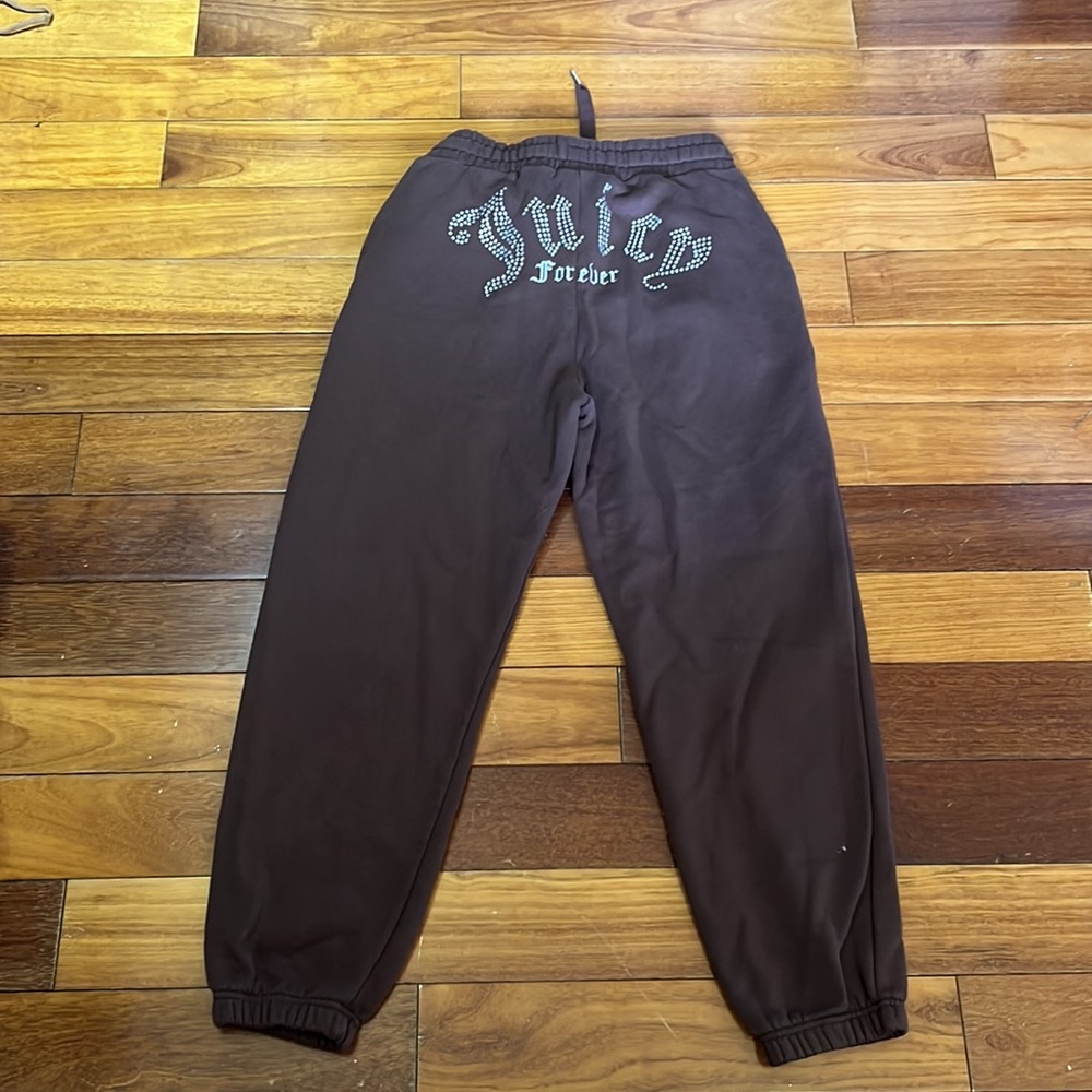 JUICY COUTURE FOREVER 21 BROWN MEDIUM SWEATPANTS JOGGERS!